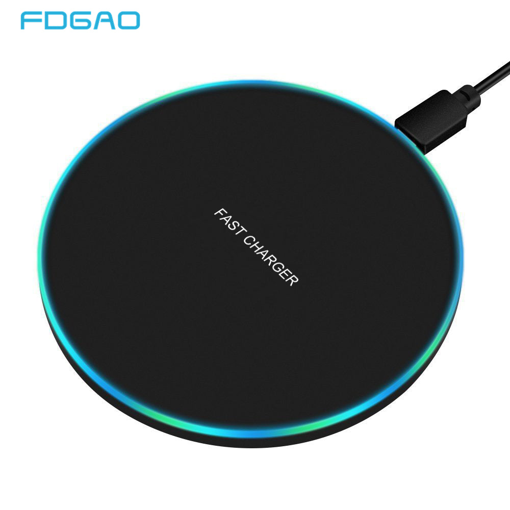 FDGAO 10W Fast Wireless Charger For IPhone & Samsung