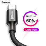 Baseus Micro USB Cable Fast Charging Cable For Samsung Xiaomi