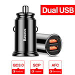 Baseus Quick Charge 4.0 3.0 USB Car Charger For Xiaomi & Huawei